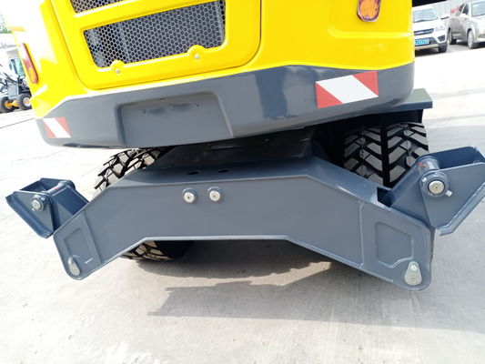 máquina escavadora With YuChai ou Cummins Engine da esteira rolante da roda 62.5kW para o campo da agricultura