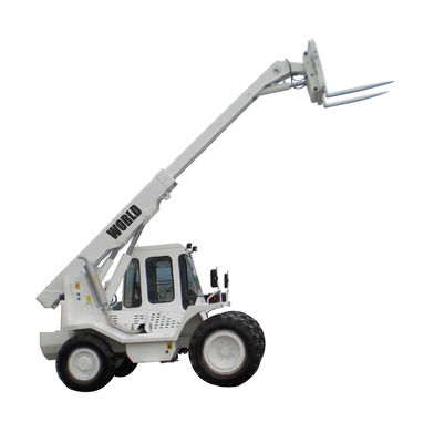 4 da carga telescópica do alimentador 2.5T do motor diesel da movimentação EPA da roda empilhadeira telescópica 4WD Telehandler