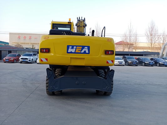 YUCHAI/YC4D125 Mini-excavadora de rodas com motor e com 15300 kg de peso operacional