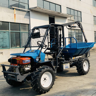 Eixo dianteiro 4WD Trator de óleo de palma Base de rodas 2150 mm e Eixo traseiro 4WD