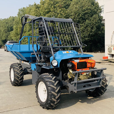 Eixo dianteiro 4WD Trator de óleo de palma Base de rodas 2150 mm e Eixo traseiro 4WD