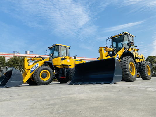 Equipamento de carregador frontal de motores Cummins ou Weichai com 9600 kg de peso operacional