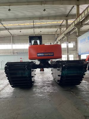 China Top Brand Excavator Anfíbio Não Usado HK150SD Com 0,25 M3 Máquina de Limpeza de Rio Boom de Longo Alcance