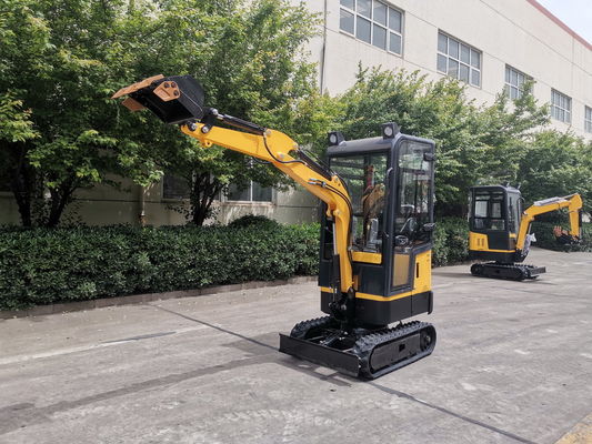 mini escavadeira de 0,02 a 0,5 M3 peso de funcionamento 1000kg pista de borracha ou aço