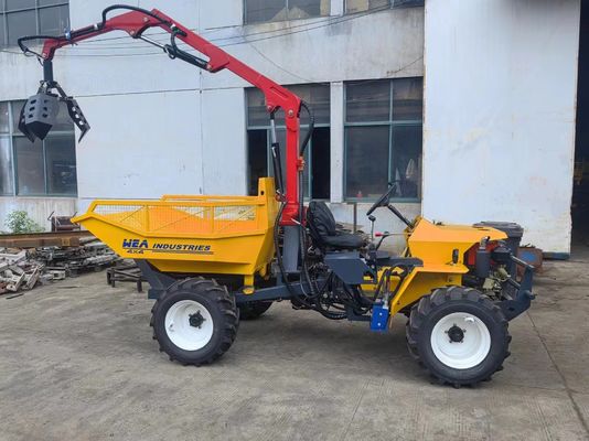 Trator agrícola da marca WEA WEA08H para plantações de óleo de palma no Peru com direção dianteira