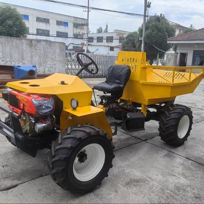 Trator agrícola da marca WEA WEA08H para plantações de óleo de palma no Peru com direção dianteira