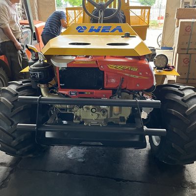 Trator agrícola da marca WEA WEA08H para plantações de óleo de palma no Peru com direção dianteira