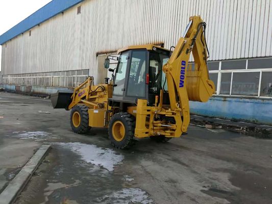 Motor de Mini Trator Backhoe Loader With Weichai da estrutura compacta