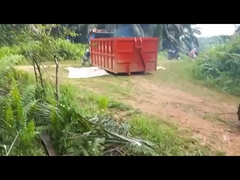 Trator de óleo de palma de eixo traseiro de 4 rodas para plantações de óleo de palma